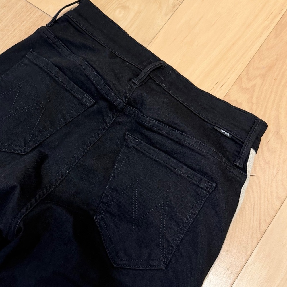 LIKE NEW Mother Women’s The Insider Crop Step Fray Denim Jeans - Picture 4 of 10